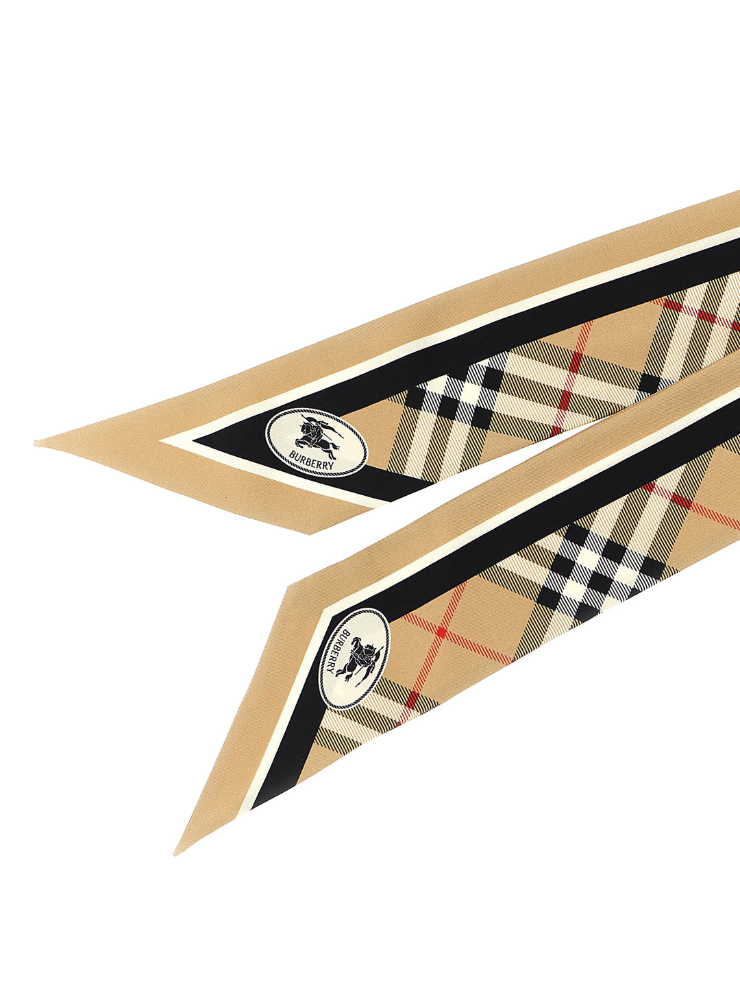 Burberry Silk Bandeau Scarves and Foulards - Beige | 4e37a4eb191a227555563413375aafdc3108b1e4