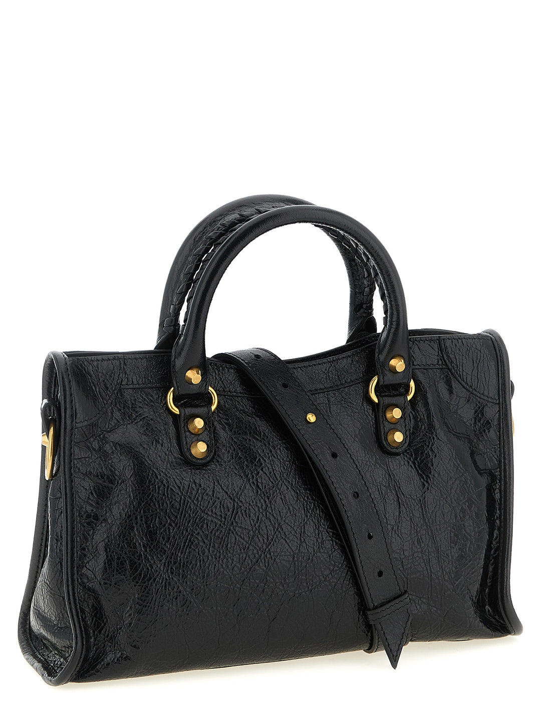 Balenciaga Le City S Hand Bags - Black | 6795d59cf2310f1278f8d9859fb1ed99cf85e835