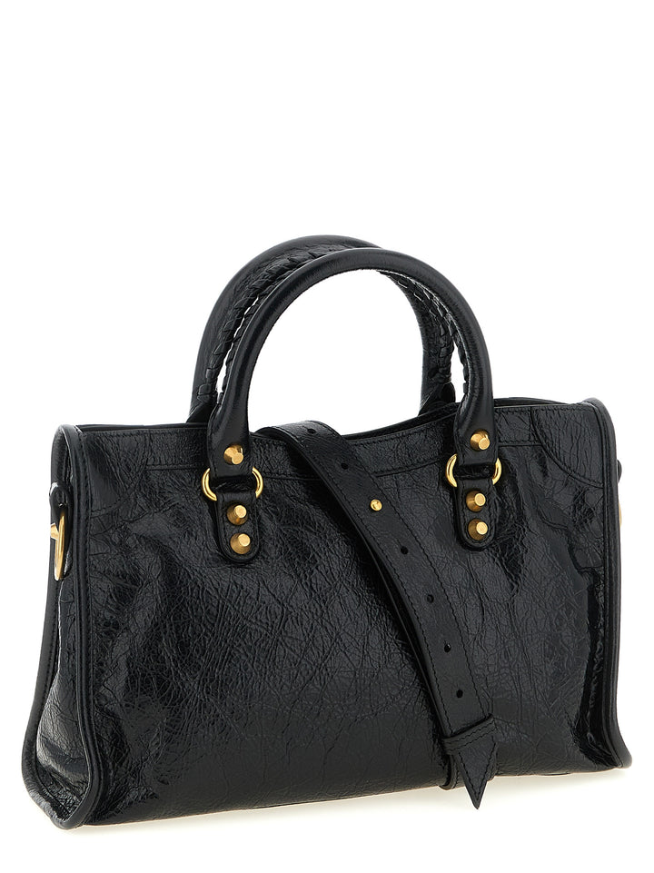 Balenciaga Le City S Hand Bags - Black | 6795d59cf2310f1278f8d9859fb1ed99cf85e835