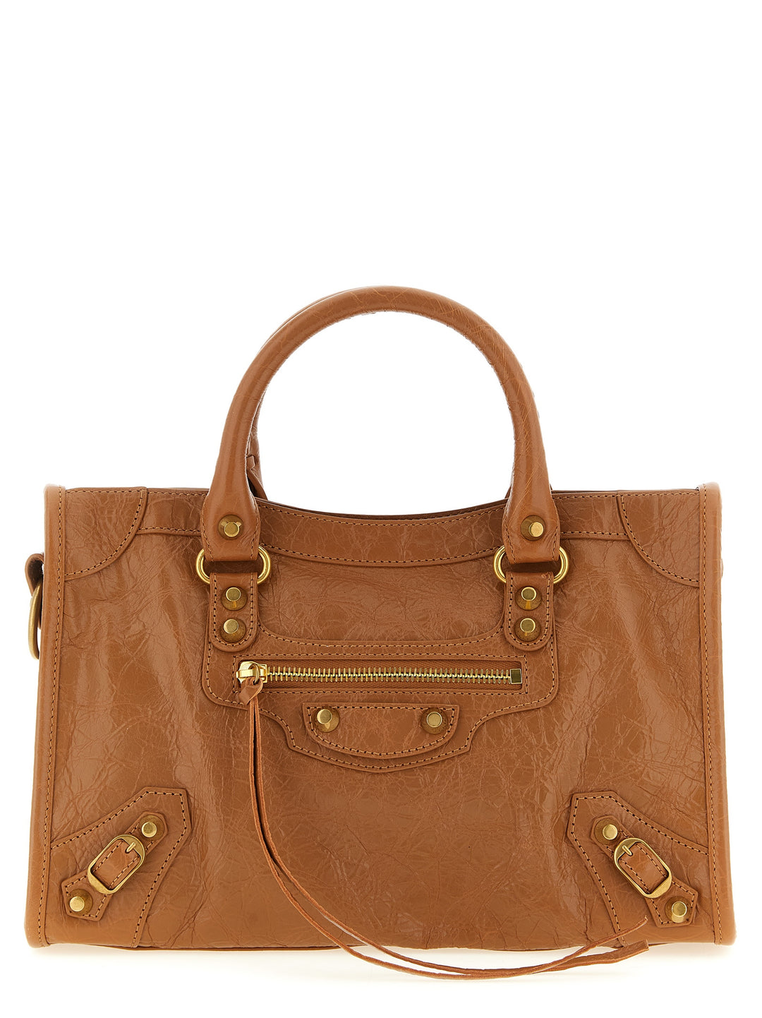 Balenciaga Le City S Hand Bags - Brown | 1d7ede3c2d5501ee49f05f397aa67e83a61e3ec5