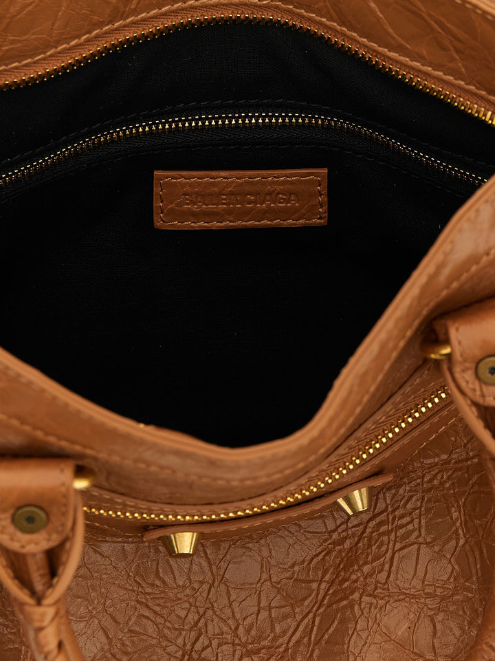 Balenciaga Le City S Hand Bags - Brown | 6d28b281c9ca2581f232b58d09e551bbe49a1141