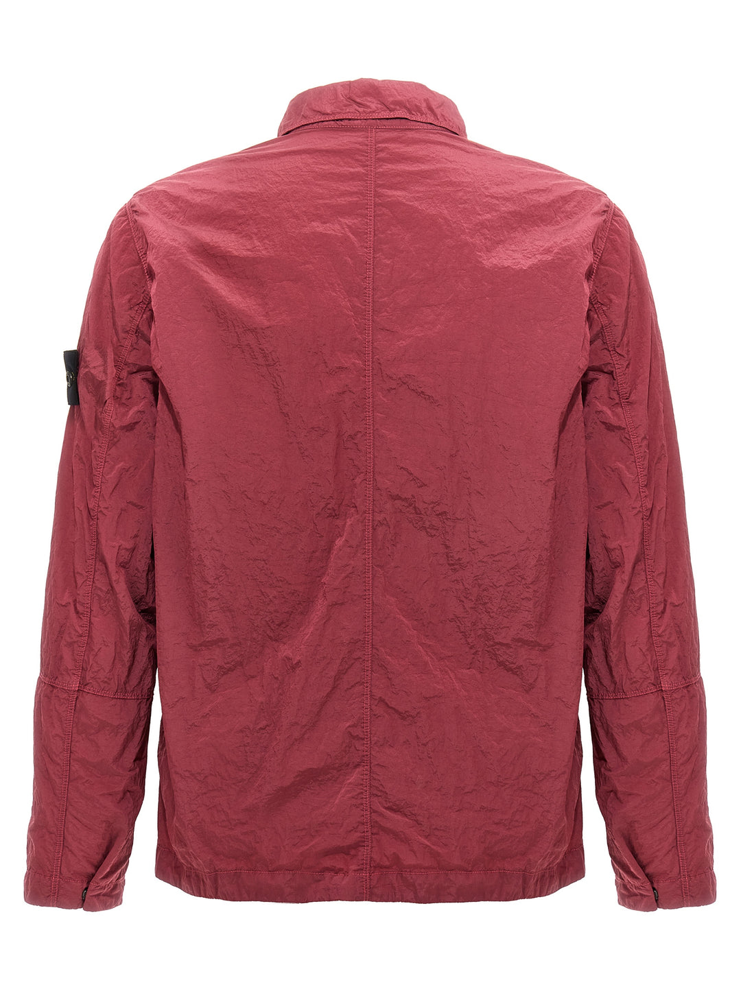 Metal Nylon Overshirt Casual Jackets, Parka Fuchsia