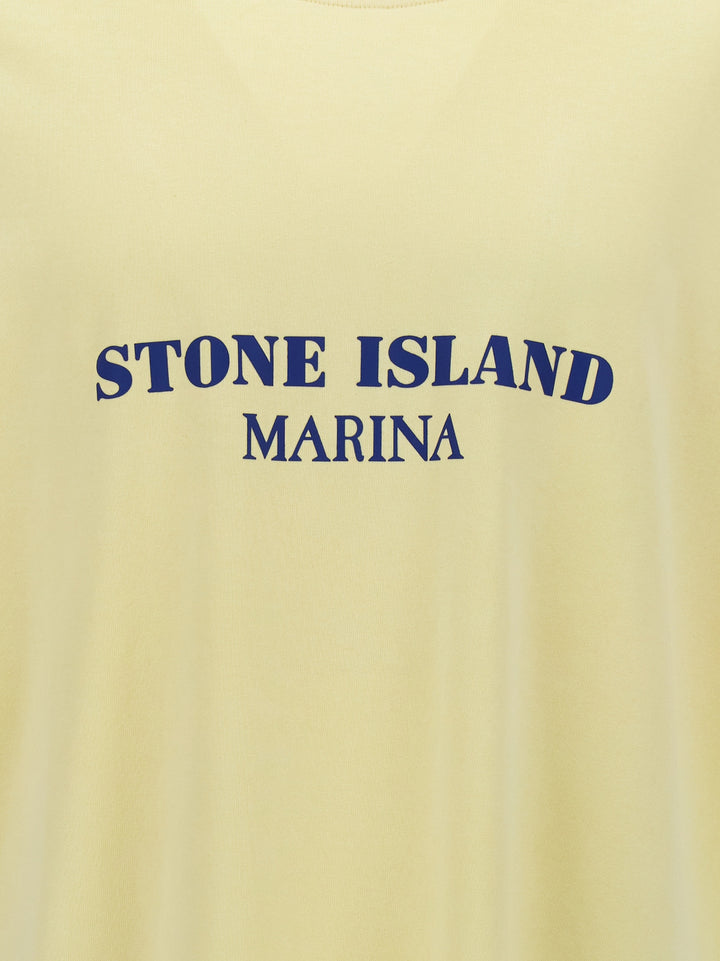 Logo Print T-Shirt Yellow