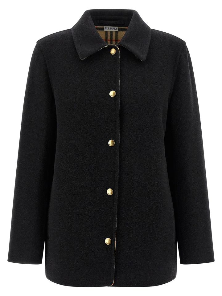 Burberry Burberry Check Lining Jacket, Puffer Jackets - Black | 2ac22635fcaadfb93fce91926a81280746a807bd