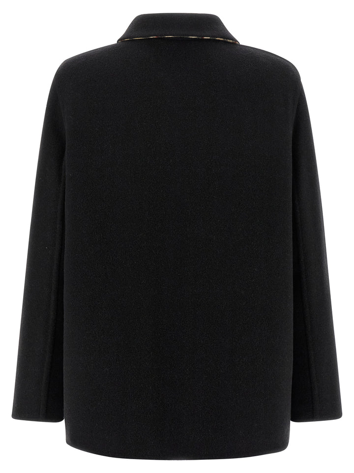 Burberry Burberry Check Lining Jacket, Puffer Jackets - Black | a870966eddddbb84cf1c9a8f1ad4a360506c5615