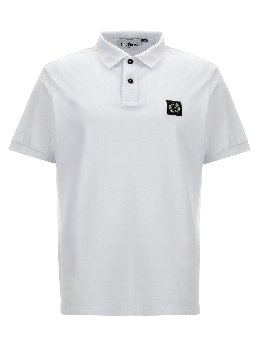 Logo Patch  Shirt Polo White