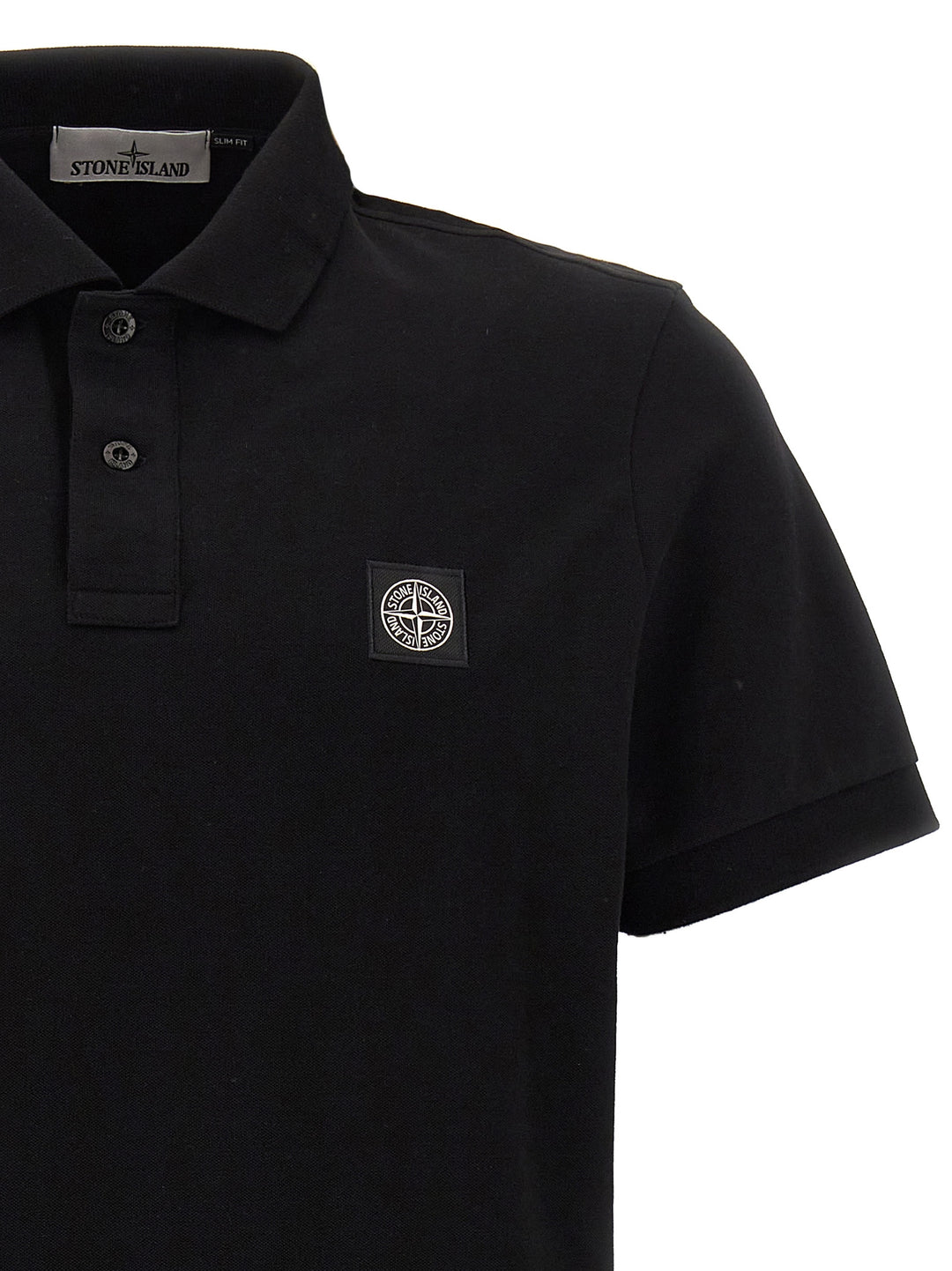 Logo Patch  Shirt Polo Black