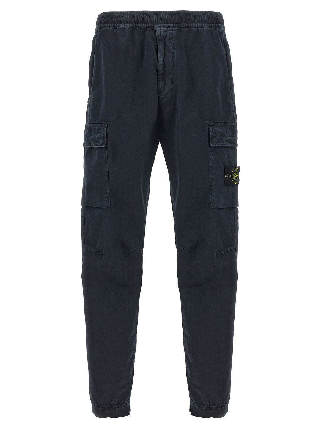 Logo Patch Cargo Pants Blue