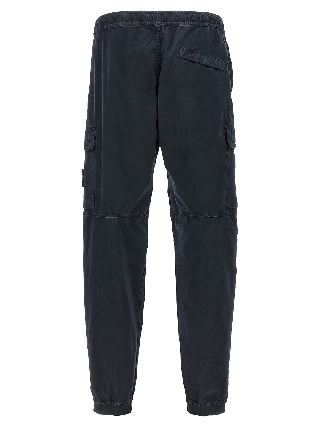 Logo Patch Cargo Pants Blue