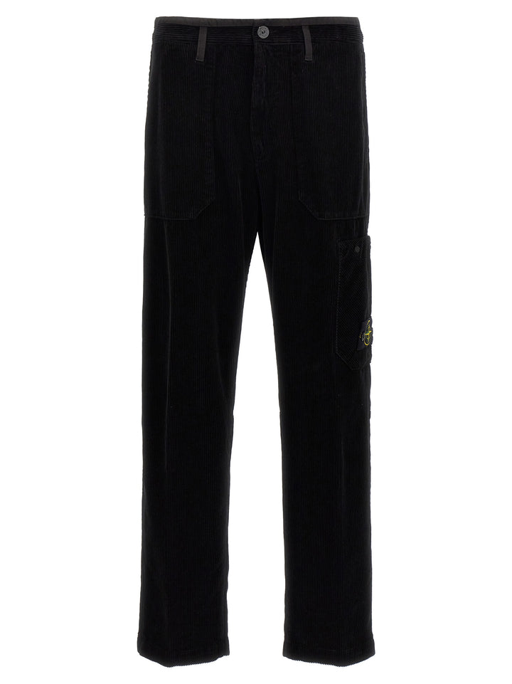 Velvet Cargo Pants Black