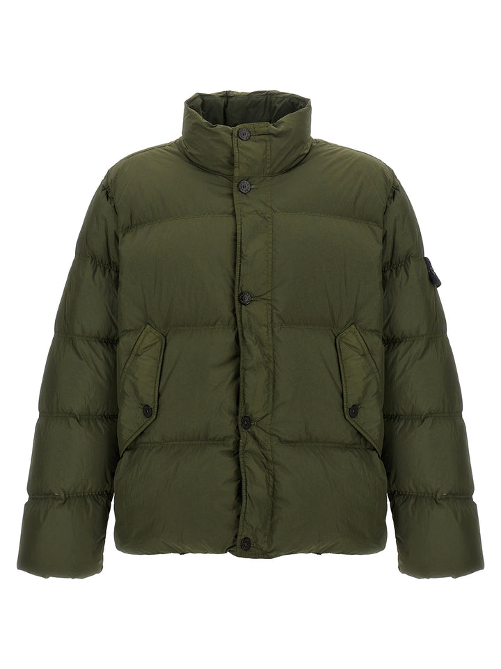 Garment Dyed Crinkle Reps R-Ny Down Casual Jackets, Parka Green