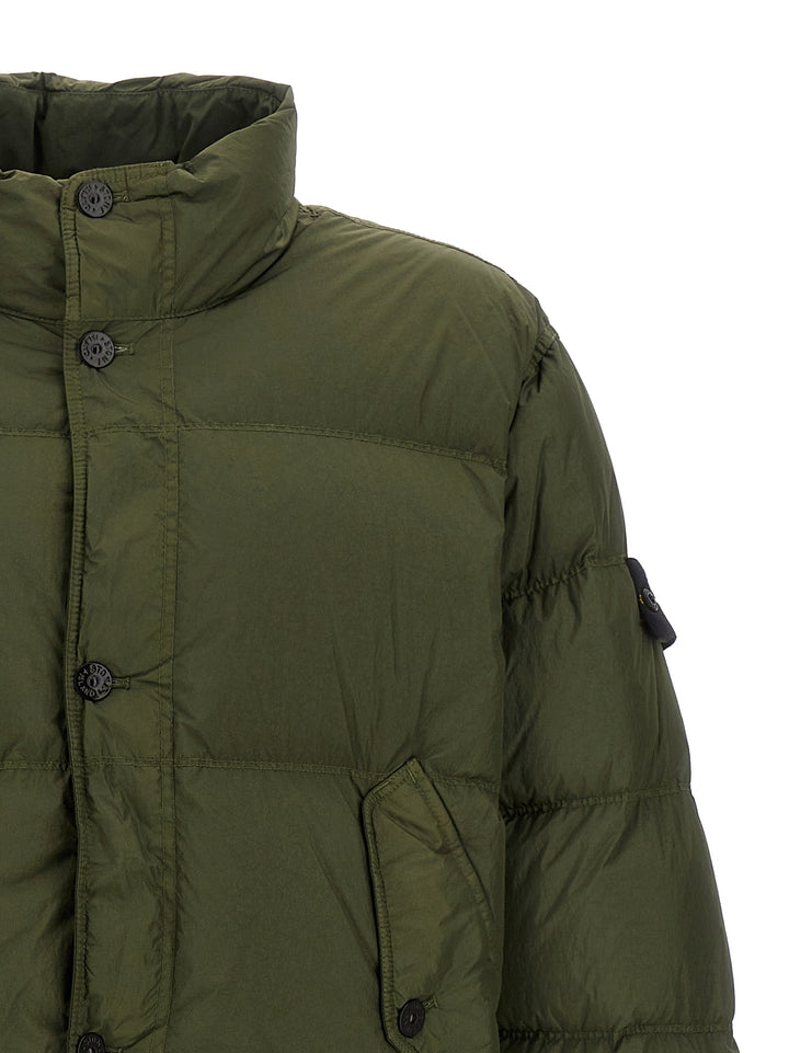 Garment Dyed Crinkle Reps R-Ny Down Casual Jackets, Parka Green