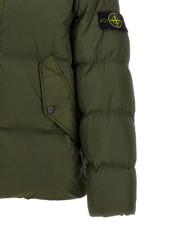 Garment Dyed Crinkle Reps R-Ny Down Casual Jackets, Parka Green