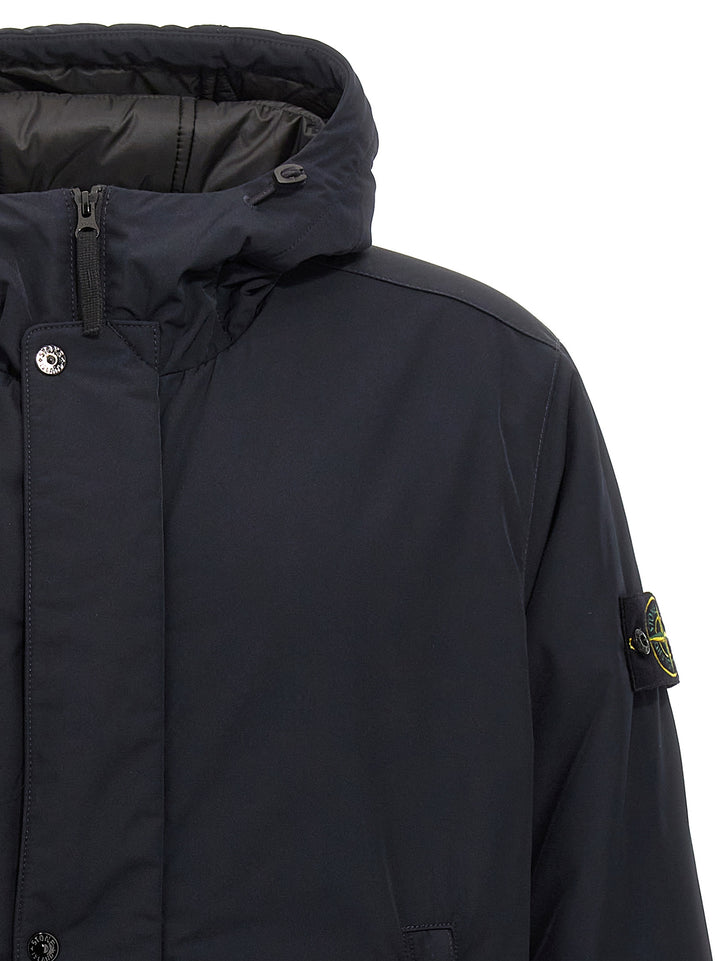 Micro Twill With Primaloft Casual Jackets, Parka Blue