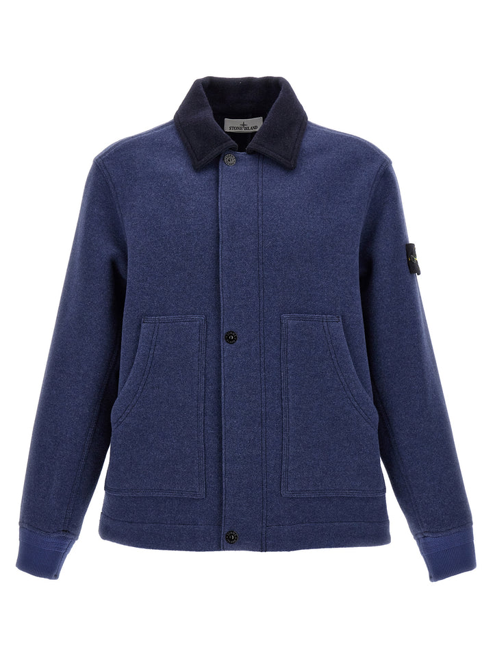 Panno Double Casual Jackets, Parka Blue