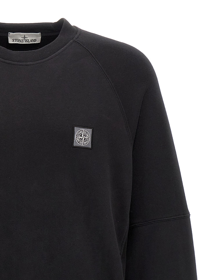 Logo Patch Sweatshirt Black