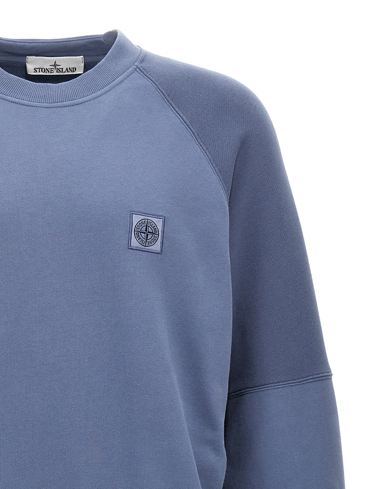 Logo Patch Sweatshirt Blue