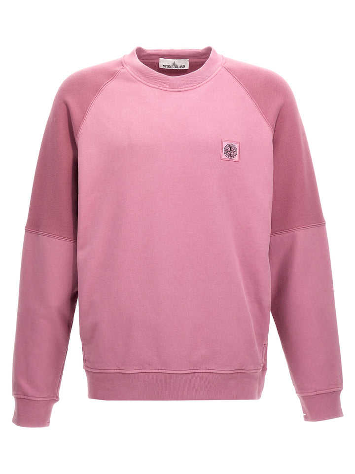 Logo Patch Sweatshirt Pink