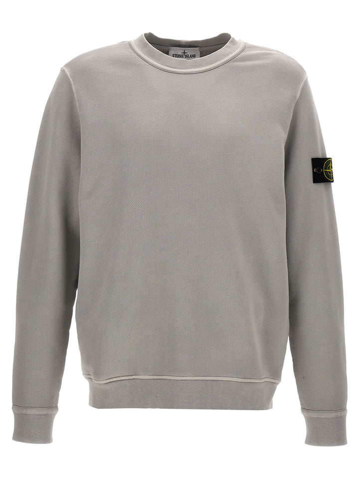 Logo Badge Sweatshirt Gray