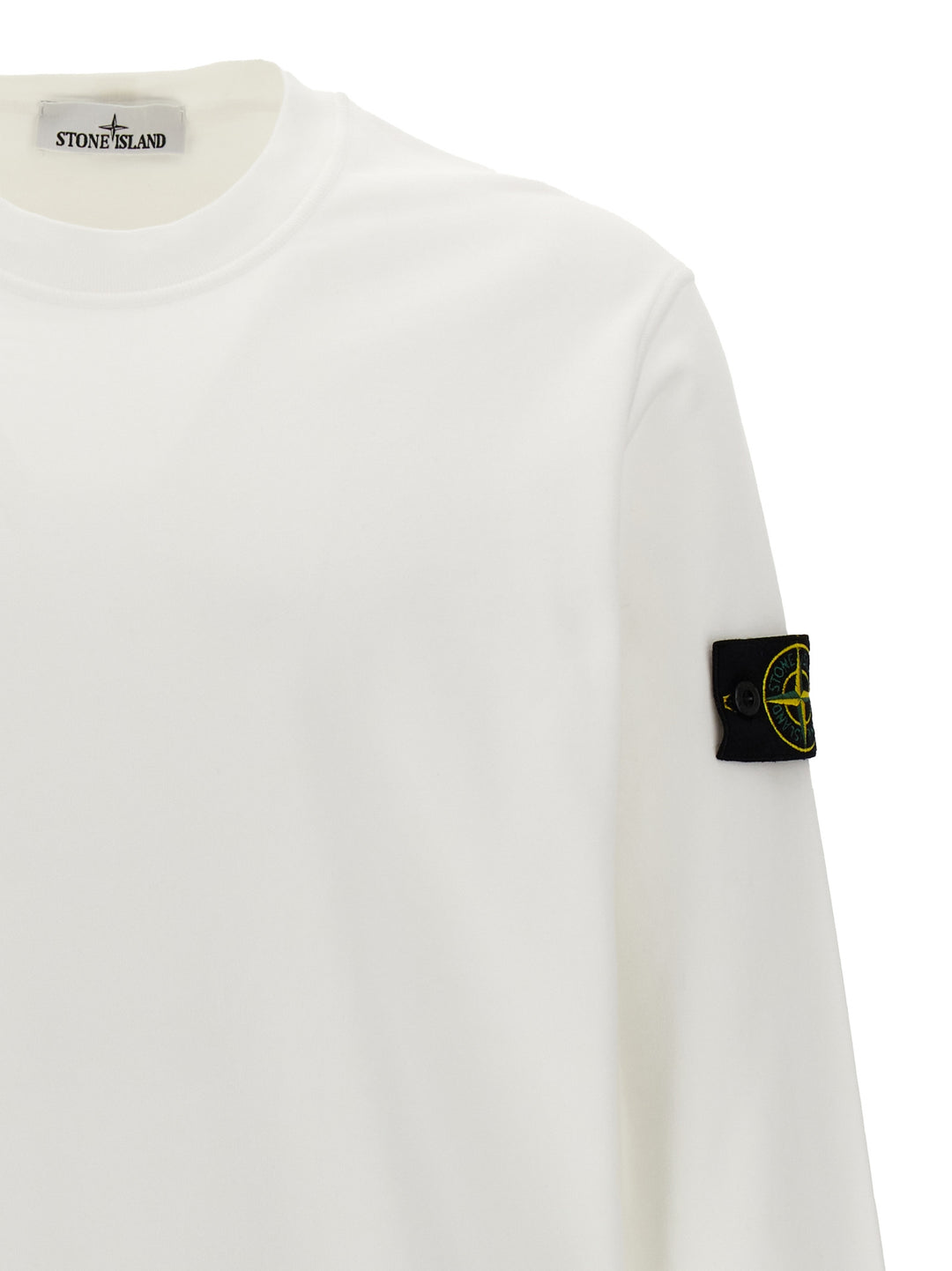 Logo Patch Sweatshirt White