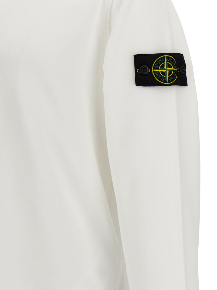 Logo Patch Sweatshirt White