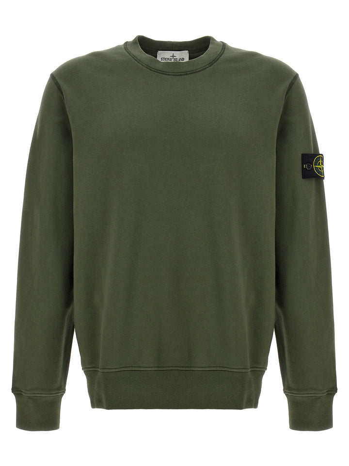 Logo Patch Sweatshirt Green