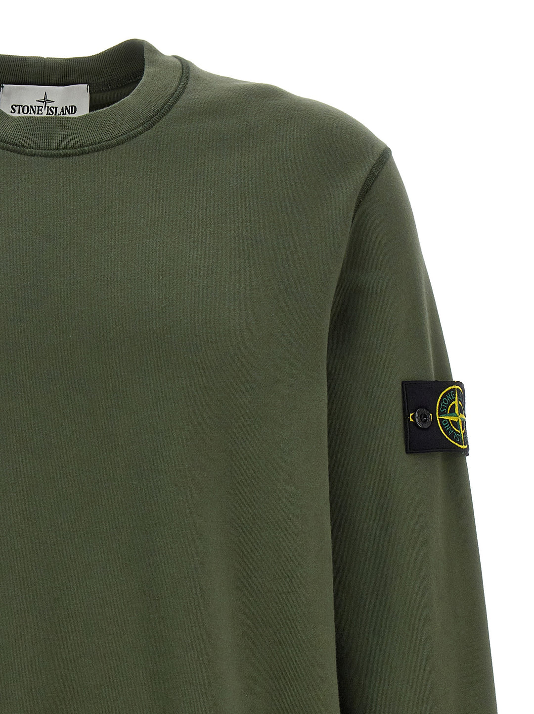 Logo Patch Sweatshirt Green