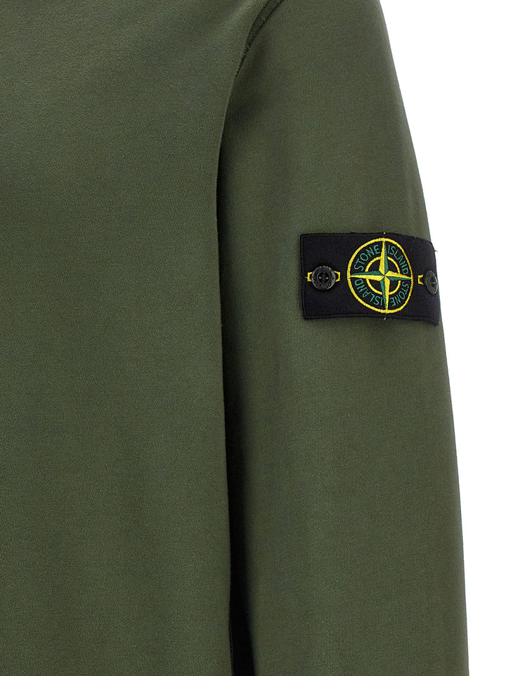 Logo Patch Sweatshirt Green