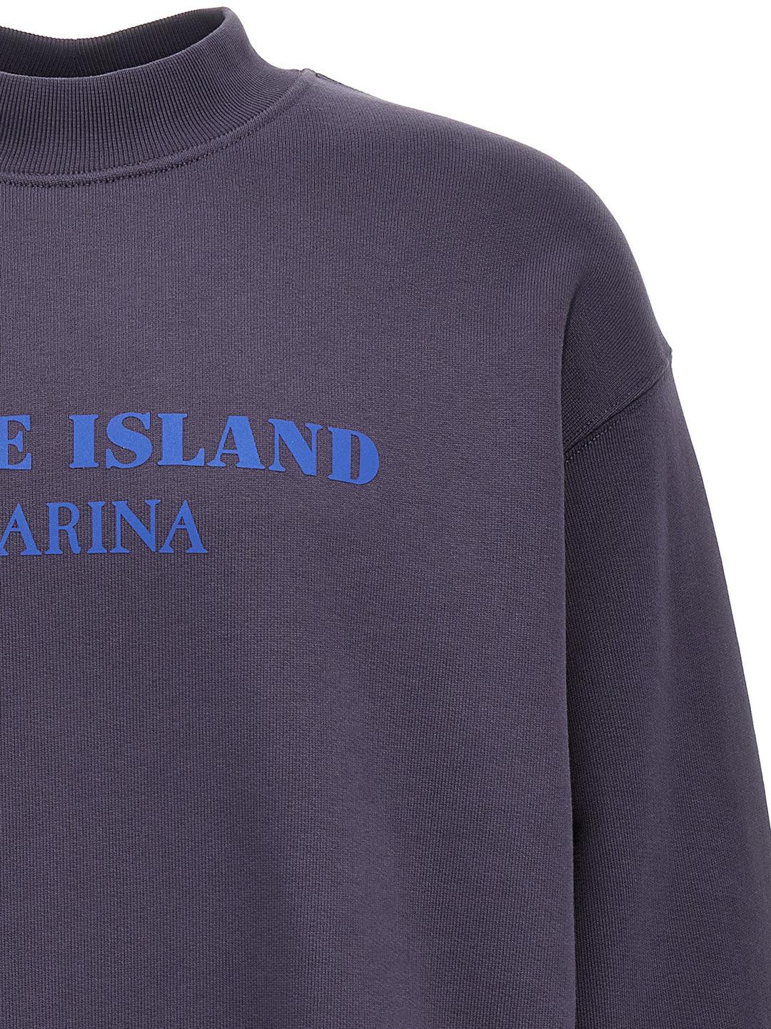 Logo Print Sweatshirt Blue