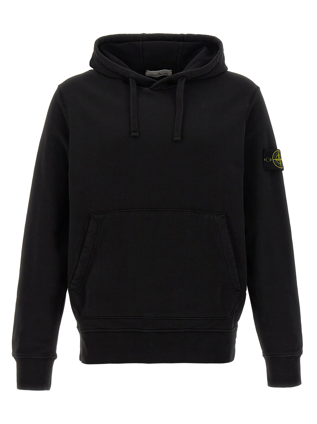 Logo Patch Hoodie Sweatshirt Black