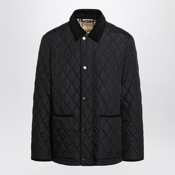 Black Haddington Quilted Nylon Jacket