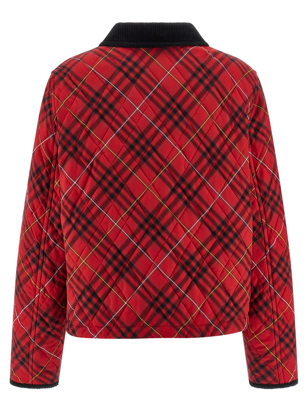 Burberry Oldam Chk Puffer Jackets - Red | d2fddd34e34bf31f6724df641b17c93488c5190d