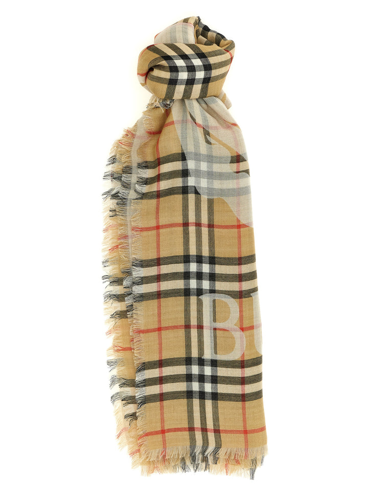 Burberry Equestrian Knight Design Scarves and Foulards - Beige | 866b4fa709b8b0de9affa91e96f724934d1bac8c