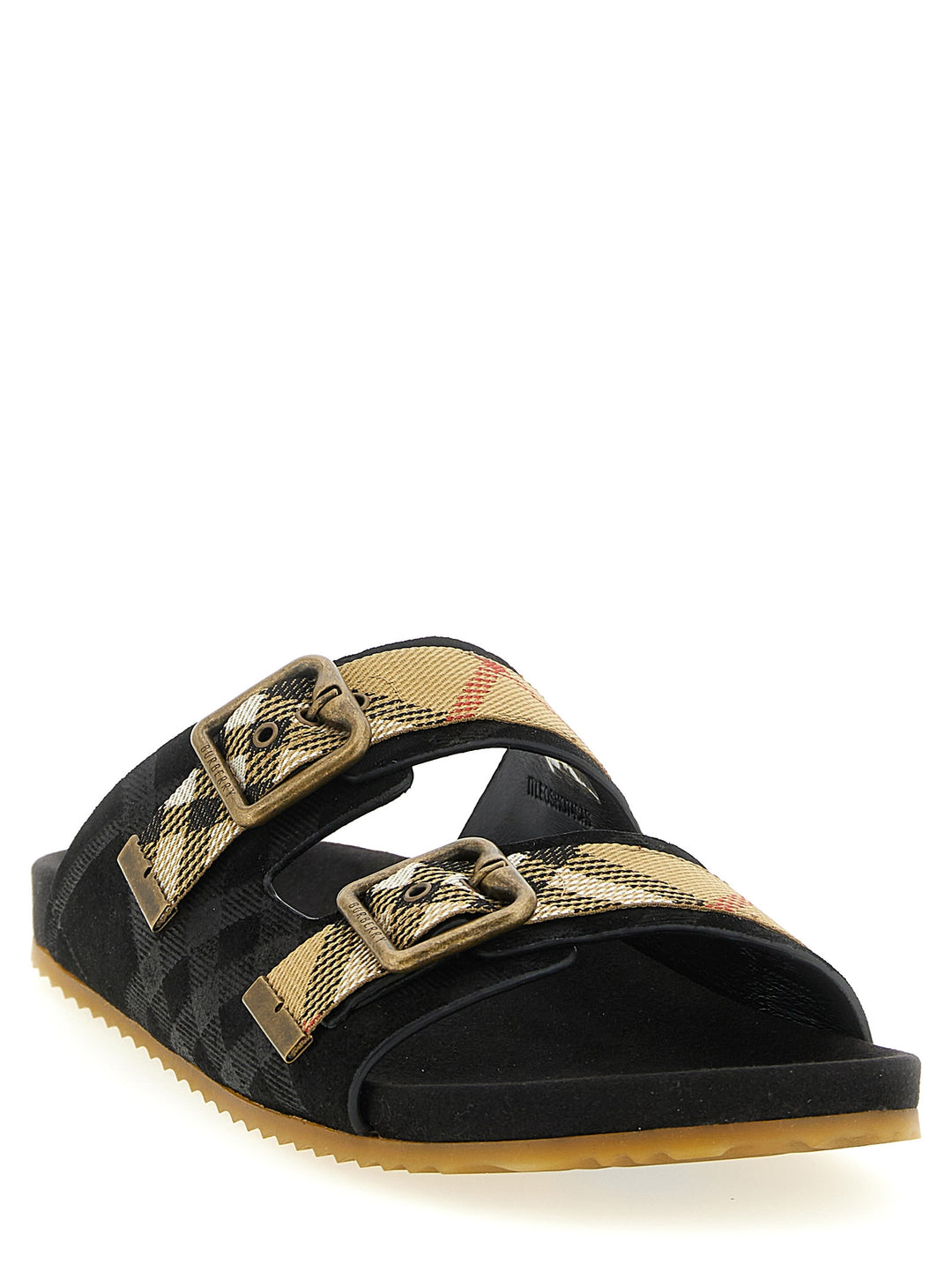 Burberry Urchin Sandals - Black | d6dad44342ec861092b4d3fec348b6511126d0a4