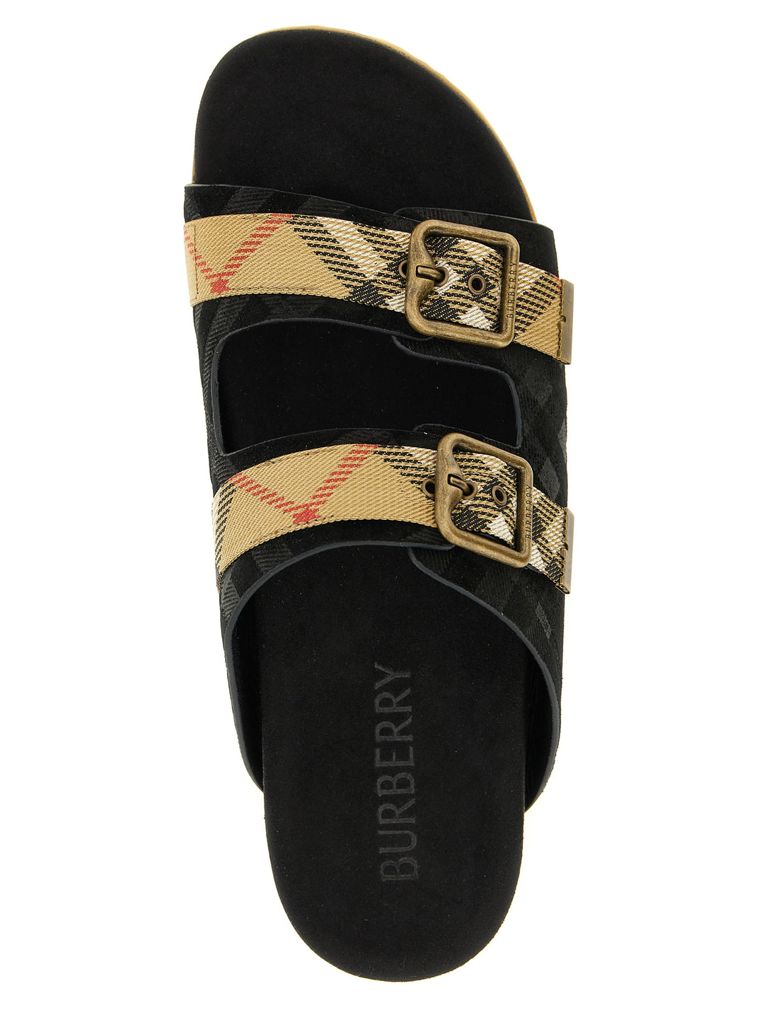 Burberry Urchin Sandals - Black | c623b1a823777af89c08b135874ac2b1f37d7cd8