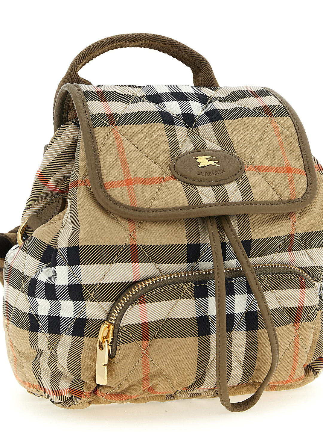 Burberry Horseshoe Backpacks & Travels - Beige | e1181e7e4b3b0367a0006d7a94717a6bfcba6ba4