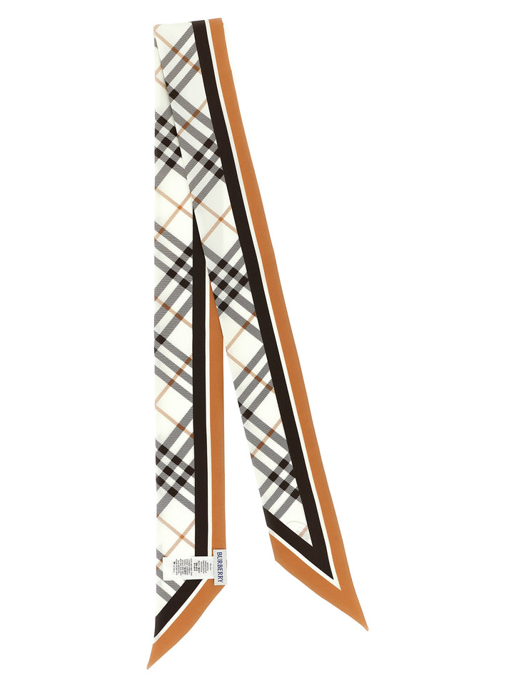 Burberry Twilly Check Scarves and Foulards - Multicolor | 63c2a1562541f338f4a019767ceaabc7d9611159