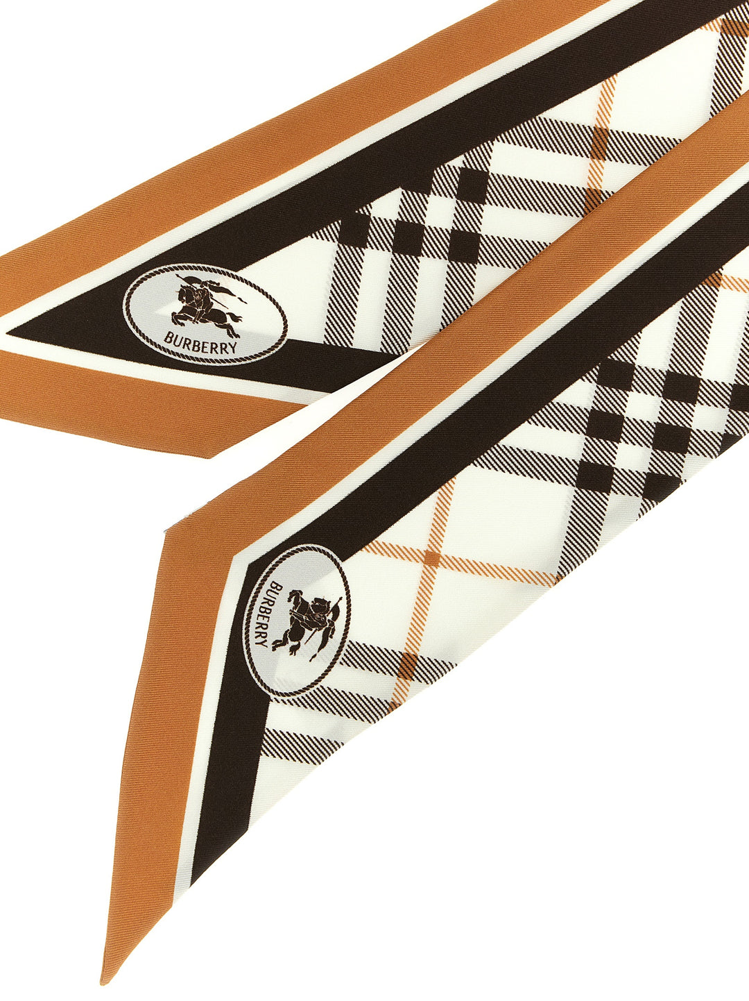 Burberry Twilly Check Scarves and Foulards - Multicolor | 0202f3714e5be32088aeb05fcc3d3c1a1a59a05e