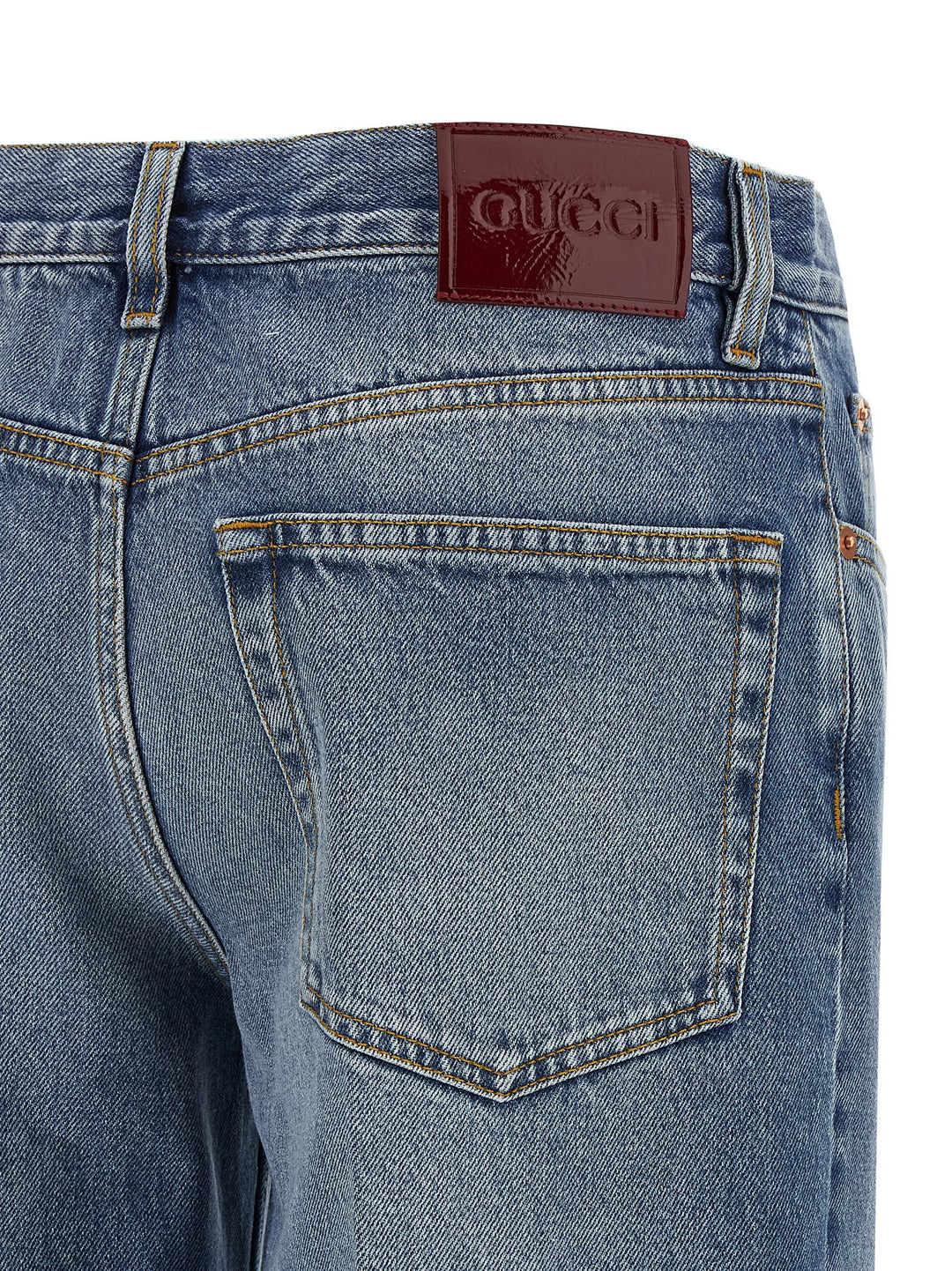 Gucci Straight Leg Jeans - Light Blue | c63e25dc4acf81f01e736aaecd2593d30a2ac53a