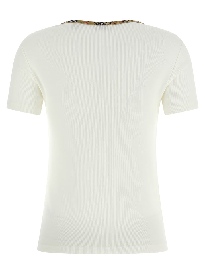 Burberry Stephanie T-shirt - White | 48f084c7ad82fba5fb5178a42a3fd057a000eaf3