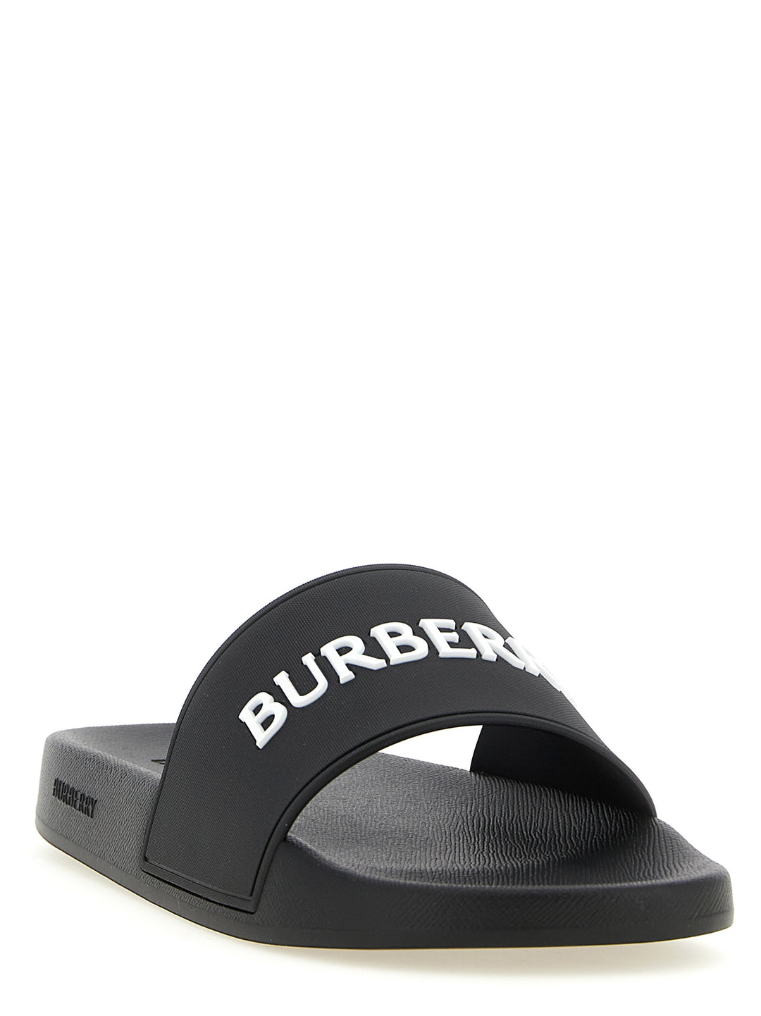 Burberry Furley Sandals - White/Black | aac3d0966a08cefed26610e3afd67f839ac7cd1a