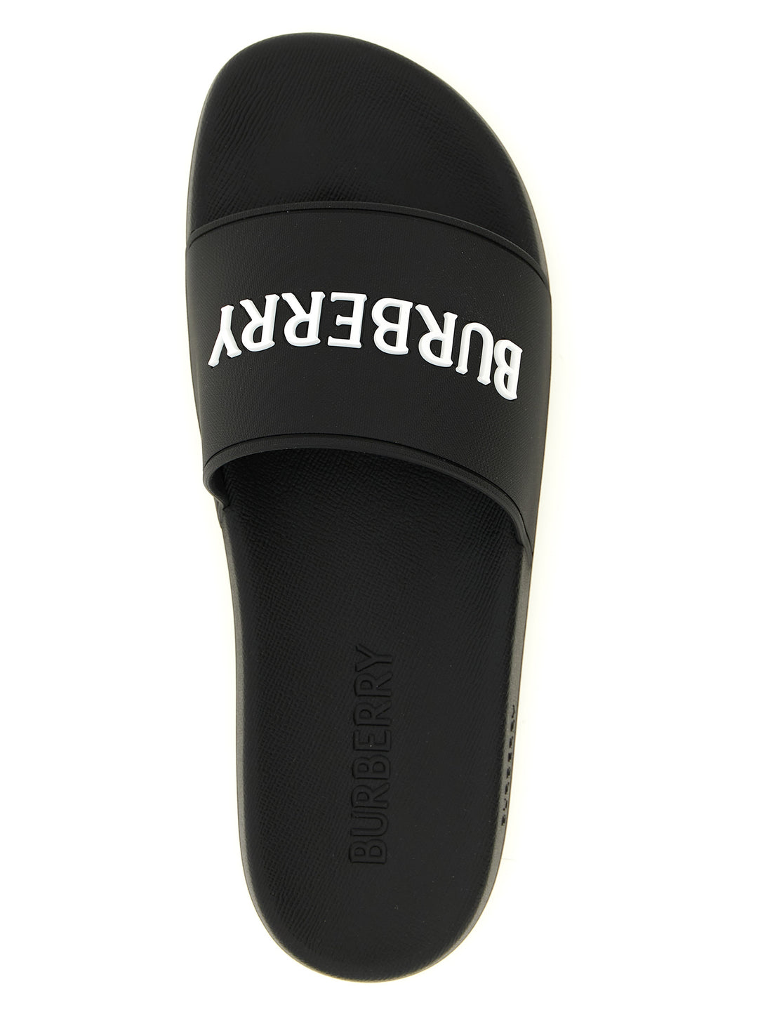 Burberry Furley Sandals - White/Black | 743692525fb0eb215b0c82abf7031fde9f05f504