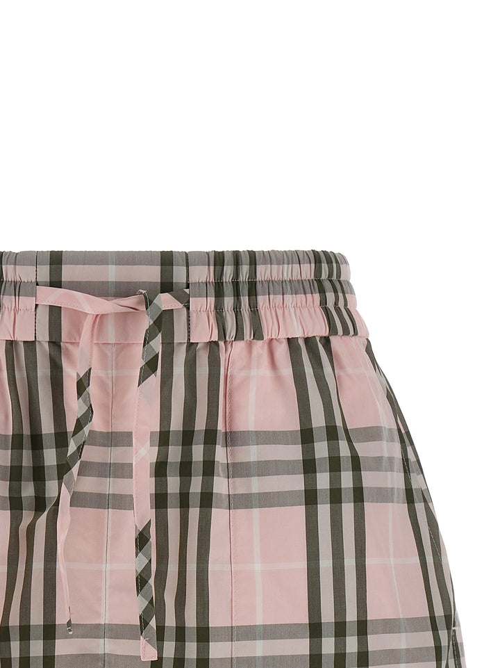 Burberry Evelyn Chk Bermuda and Short - Pink | dd6791212b4d06d2be8d5592cb13bd89e6570ba0