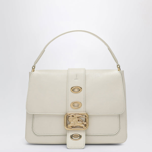 Small Rider Shoulder Bag In Beige Lambskin