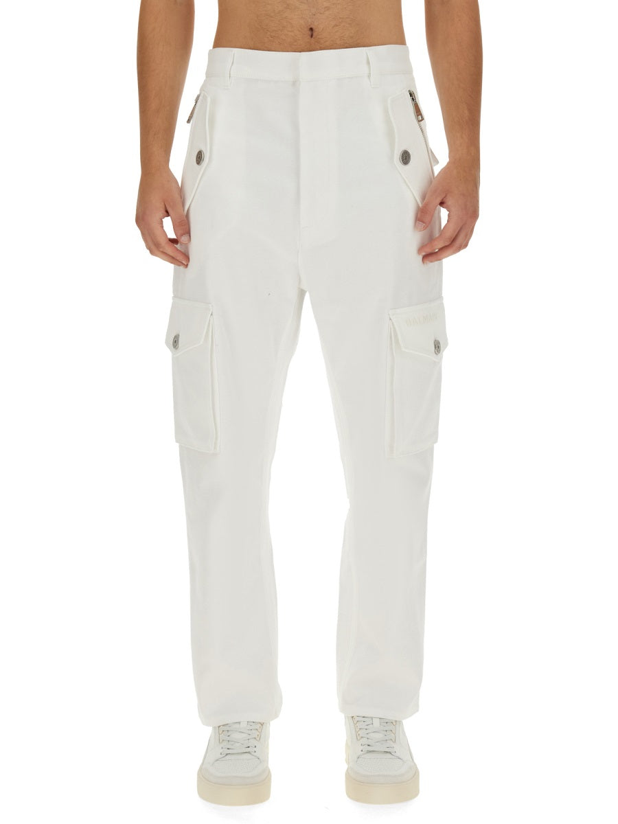 Balmain Pants - White | Wanan Luxury