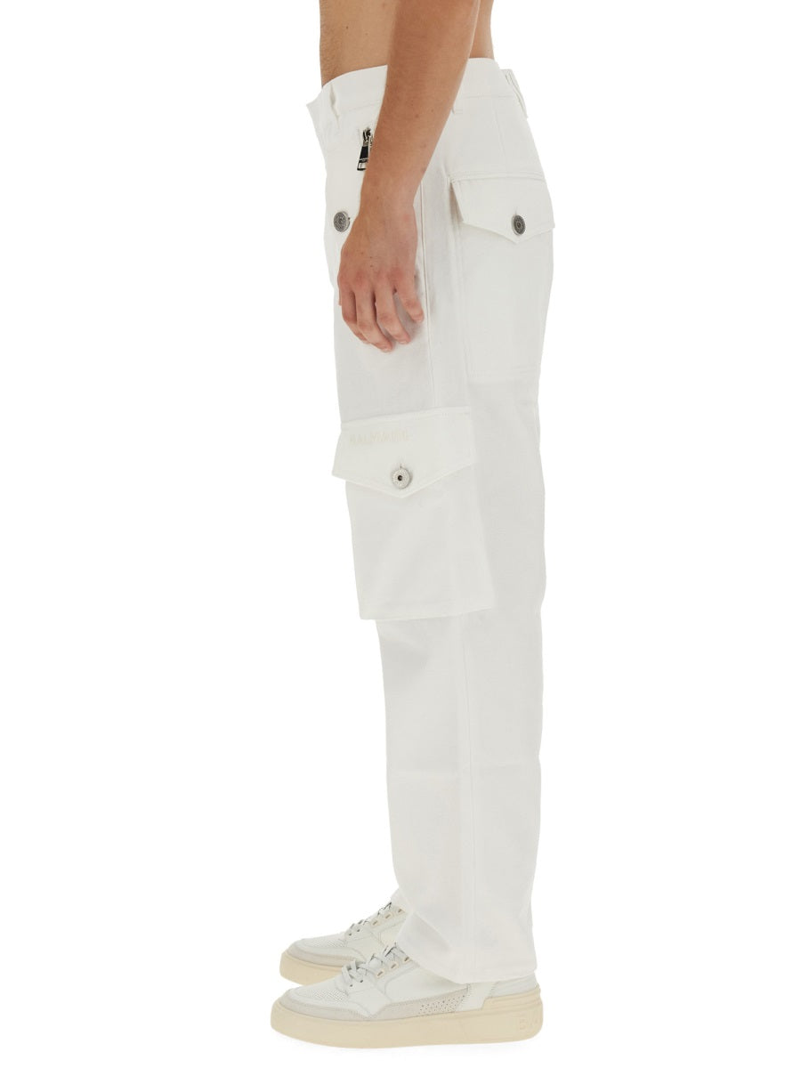 Balmain Pants - White | Wanan Luxury