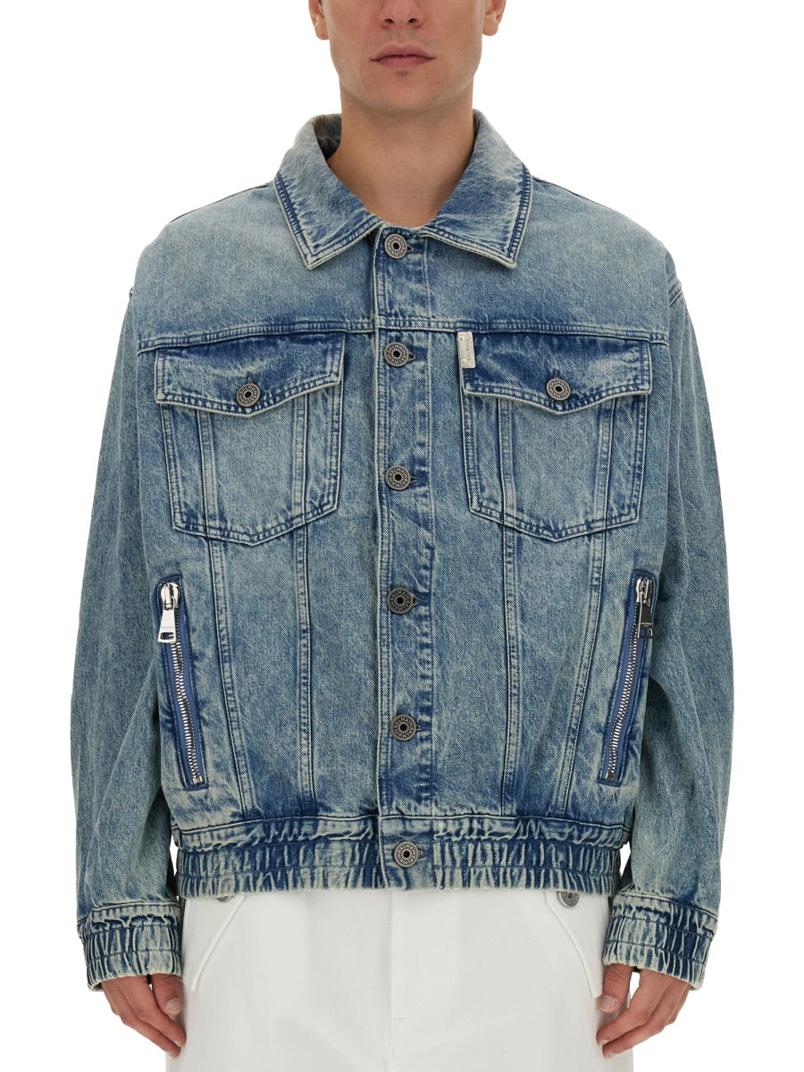 Balmain Jackets - Blue | Wanan Luxury