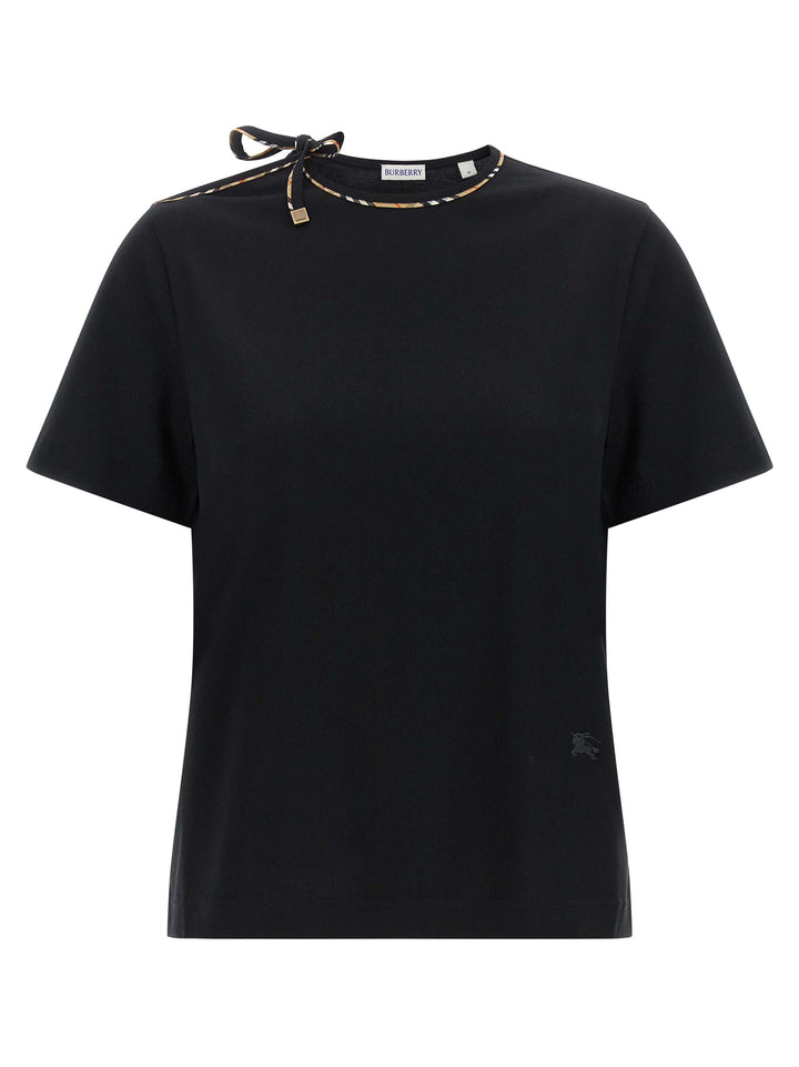 Burberry Frankie Bow T-shirt - Black | 491fb0c4c70cab5e4af38cb93958942f3193752f