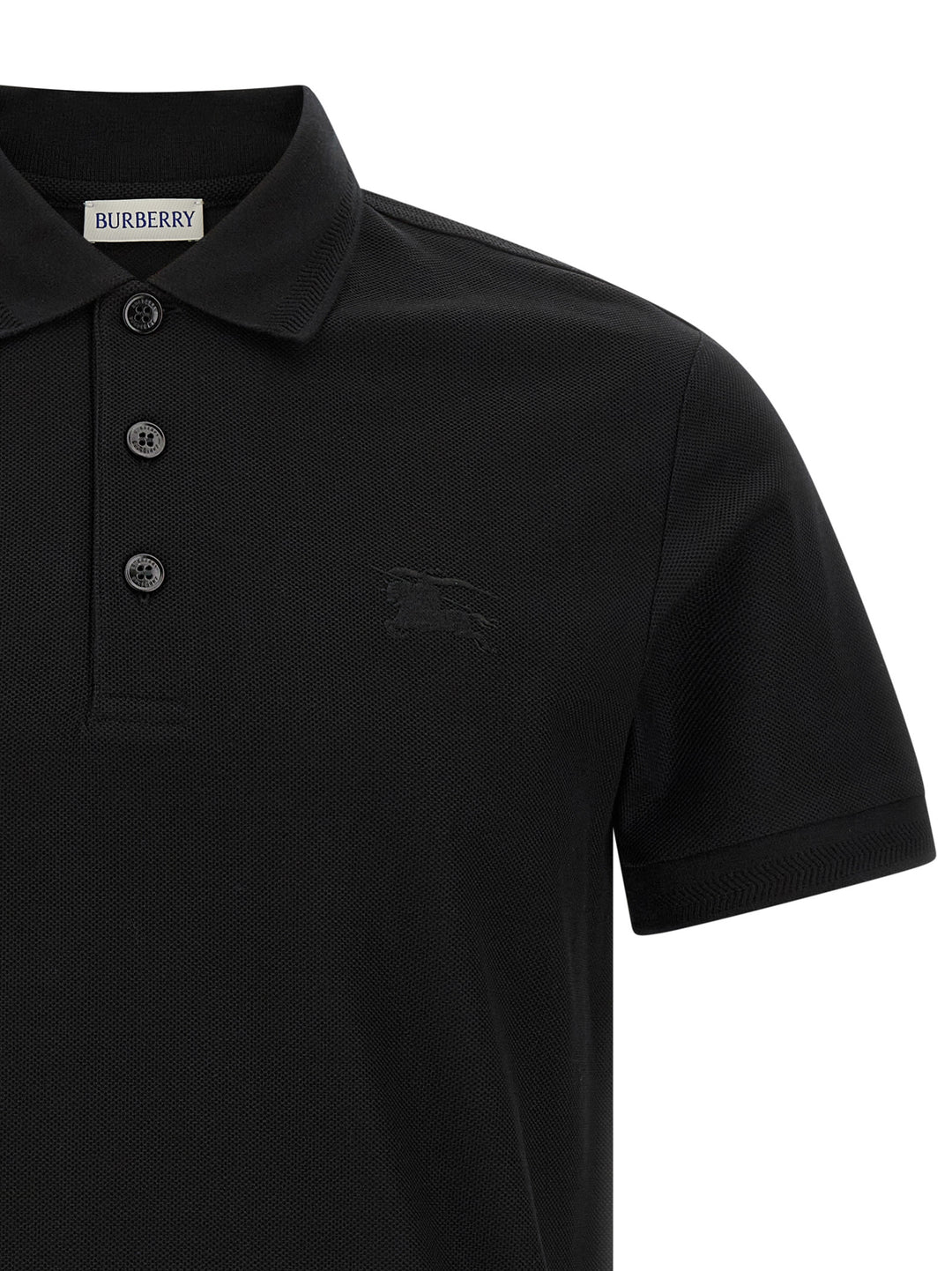 Burberry Eddie Polo - Black | dc715e6f05076207efbcbb4b6051a72fbacb9849