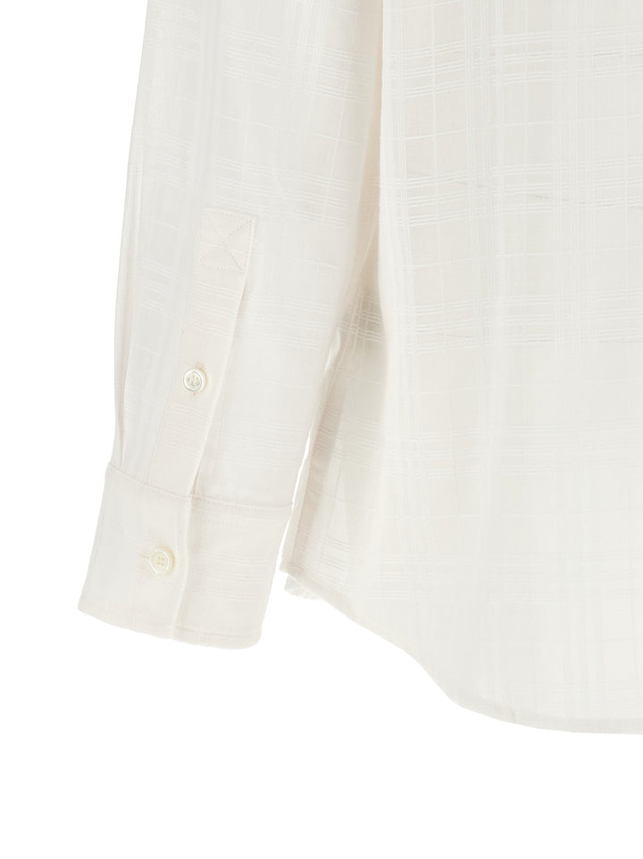 Burberry Emma Shirt and Blouse - White | a6daa22ba2d19fa762bf6151776210df96e11cf5